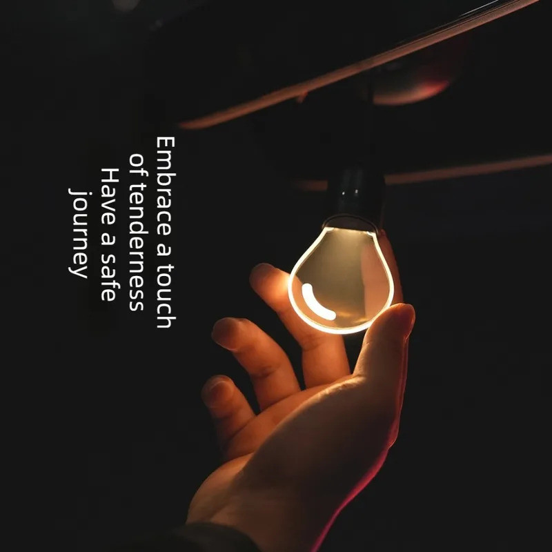 Đèn nội thất ô tô màu trắng ấm áp Phụ kiện bóng đèn không khí xung quanh mềm mại để trang trí An toàn Ấm cúng Cabin Chiếu sáng tâm trạng