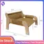 Ghế Sofa Mèo Mùa Hè 2 Trong 1 Thảm Mây Cho Thú Cưng Sofa Mèo Chó Đa Năng Chống Trầy Xước Sản Phẩm Thú Cưng