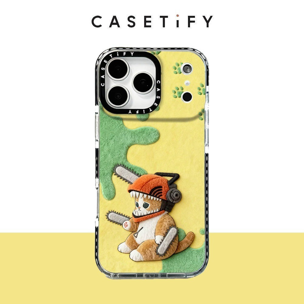 Ốp Điện Thoại Cưa Xích Mèo Cá Mập Cho IPhone 17 ProMax 17Air 16 15 14 13 12 11 ốp lưng iphone