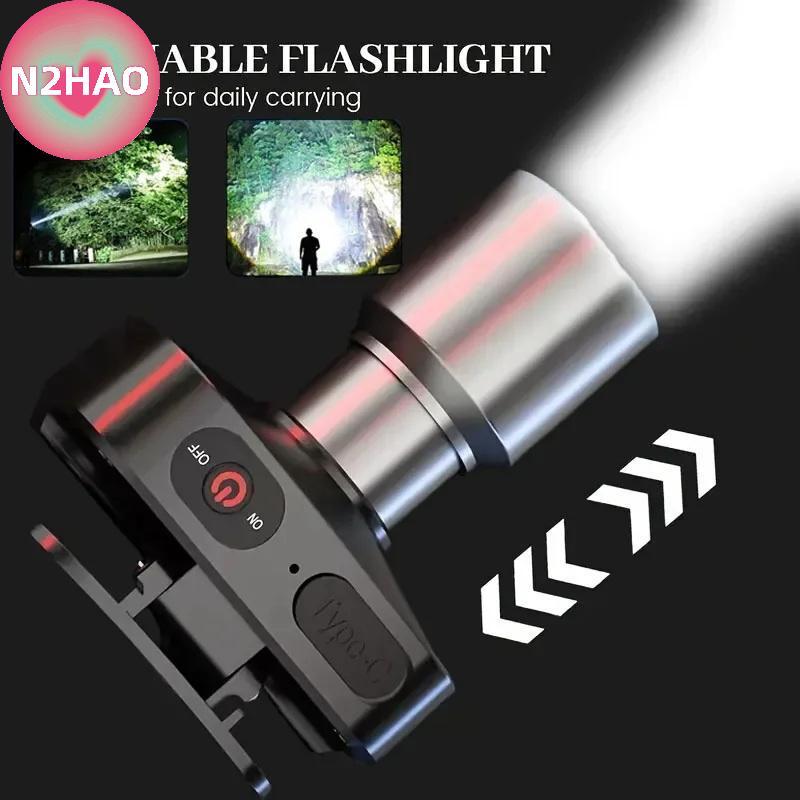 Đèn pha Zoom LED N2HAO - Sạc lại, Chống Nước, Tiêu Cự Điều Chỉnh Được Cho Cắm Trại