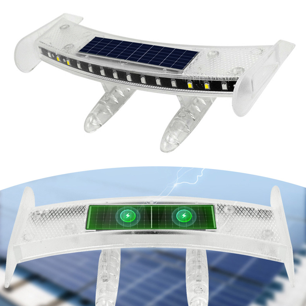 Cho Xe Năng Lượng Mặt Trời Mini Phía Sau Cánh Gió Đuôi Đèn LED Nhấp Nháy Cánh Chống Thấm Nước