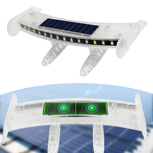 Cho Xe Năng Lượng Mặt Trời Mini Phía Sau Cánh Gió Đuôi Đèn LED Nhấp Nháy Cánh Chống Thấm Nước