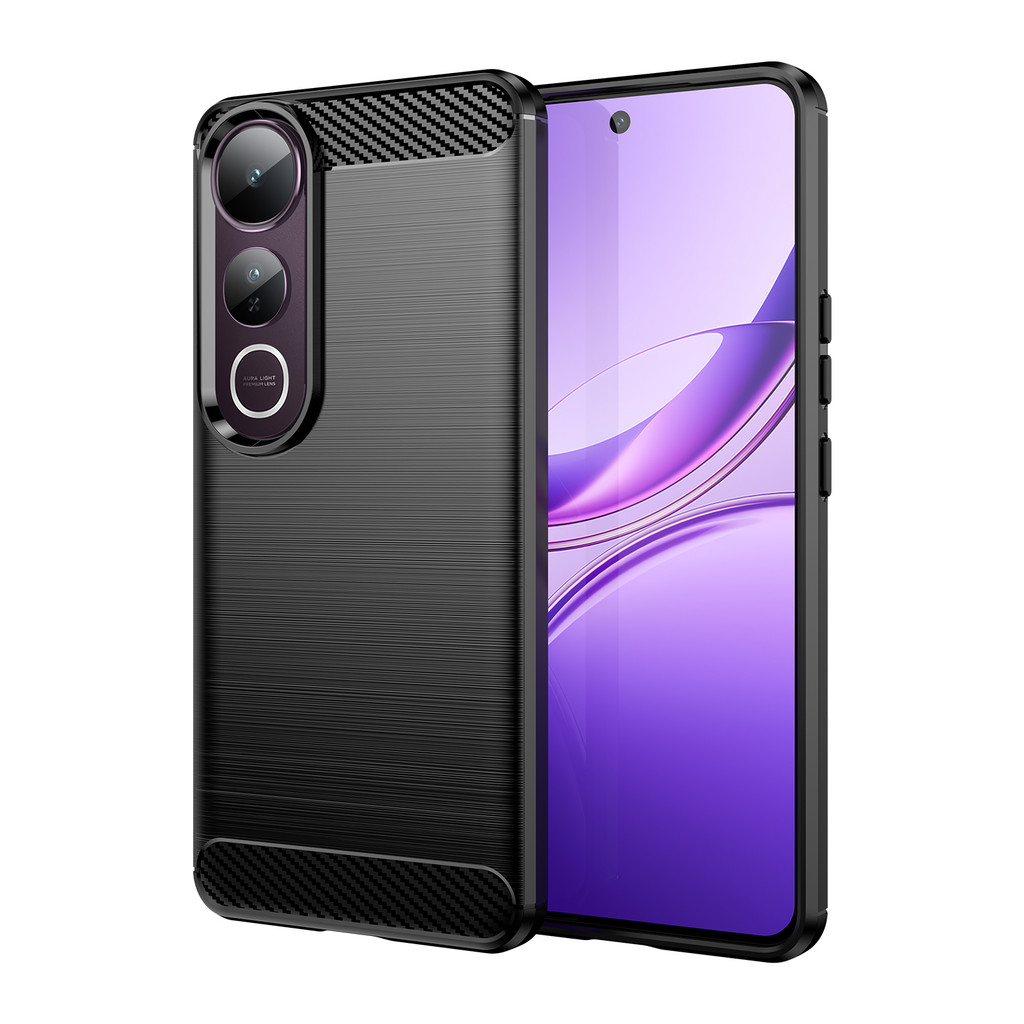 Ốp lưng Vivo V50 Lite Vỏ nhựa TPU mềm bằng sợi Carbon cho Vivo V50 Lite 5G Vỏ điện thoại