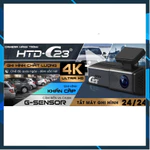 [Hàng mới về] Camera  hành trình HTD C-23 DUAL độ phân giải 2k ghi hình trước sau , tích hợp tính năng ADAS — ảnh 1