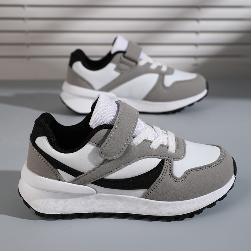 Thời Trang Trẻ Em Giày Bé Trai Giày Sneaker Chống Trơn Trượt Đi Bộ Giày Da Tennis Thể Thao Cho Trẻ Em Bé Gái 5 Đến 16 Tuổi
