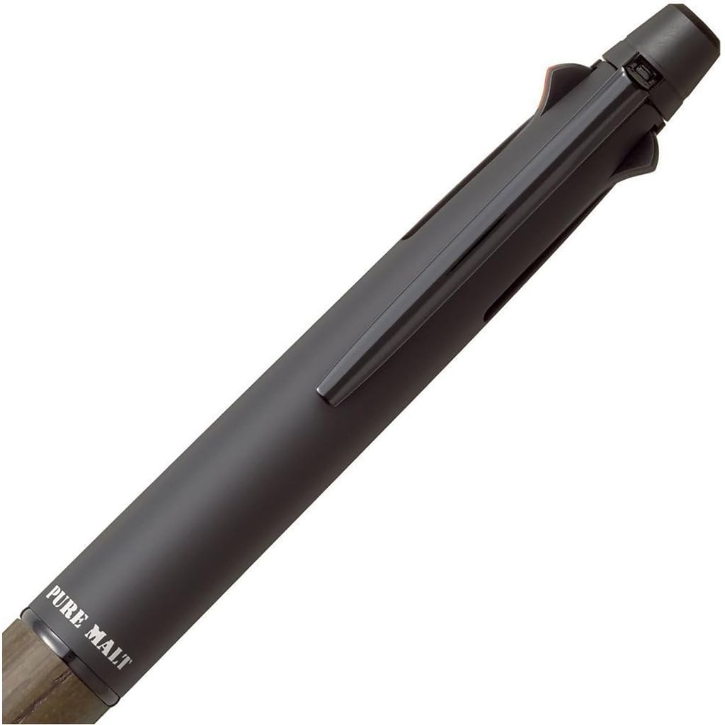 Uni Pure Malt Oak Premium but 5 chuc nang/Jetstream 4+1/0.7mm+chi 0.5mm/go thung whisky