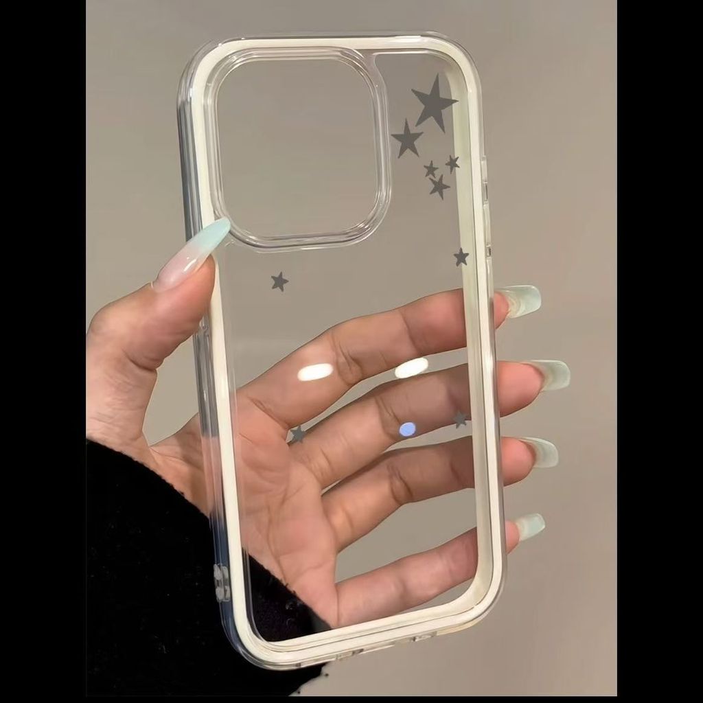 Mực chấm Pentacles cho 16 trường hợp iPhone 17Air 3 trong 1 bezel 14 13 11Pro