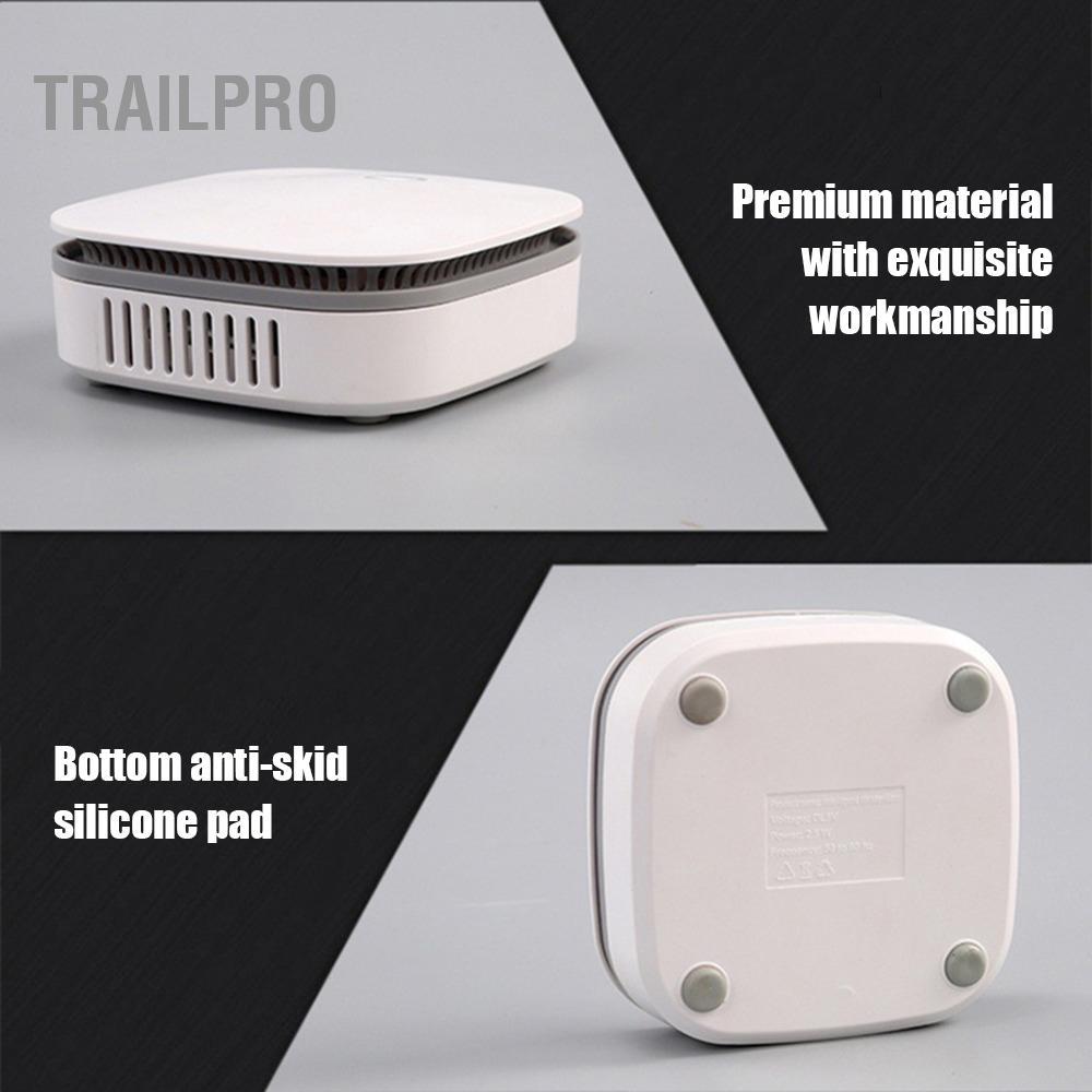 TrailPro Máy Lọc Không Khí Di Động Tạo Ozone O3, Ion Âm, Tiệt Trùng, Khử Mùi, Hẹn Giờ, 2 Chế Độ Cho Gia Đình, Xe Hơi, Văn Phòng