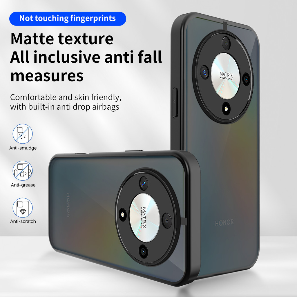 Ốp lưng Honor X9D 5G Màu đen mờ cho Ốp điện thoại Honor X9D 5G