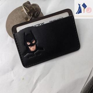 [BB] Hộp đựng thẻ ngắn nhân vật Batman ID Hero Squad Hộp đựng thẻ ngắn Mặt nạ siêu anh hùng được cá nhân hóa Quà tặng ví [VN]