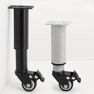 Bánh xe để bàn YMIFI, Thắt lưng phanh Bánh xe xoay bằng thép không gỉ, Tủ chân đồ nội thất có thể điều chỉnh hạng nặng bền bỉ