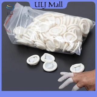 ULJ 80 / 200 CÁI Chống mài mòn Cao su chống trượt Cots Cao su ngón tay Cots Vỏ bảo vệ ngón tay cao su để bảo vệ y tế điện tử.