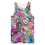 Anime Graffiti In 3D Unisex Thoải Mái Thời Trang Không Tay Áo Thun
