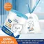 Cuộn 100 túi rác dây rút họa tiết mèo dễ thương, bền dai tiện lợi 45x50cm
