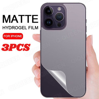 1-3 Chiếc HD Mặt Sau Hydrogel Cho APPle iPhone 15 14 13 Mini Plus Pro Max Điện Thoại Mờ Mềm Phim Bảo Vệ Mặt Sau Cho iPhone15 iPhone14 iPhone13 Phim Bảo Vệ Chống Trầy Xước