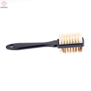 [PCW-T] Bàn chải làm sạch bền 2 mặt Tẩy cao su Phù hợp cho giày da lộn Boot Cleaner