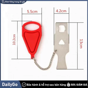 Chốt khóa cửa di động bảo vệ an ninh cho phòng khách sạn Chốt Khóa Cửa An Toàn Di Động，Di Động / Không cần lắp đặt