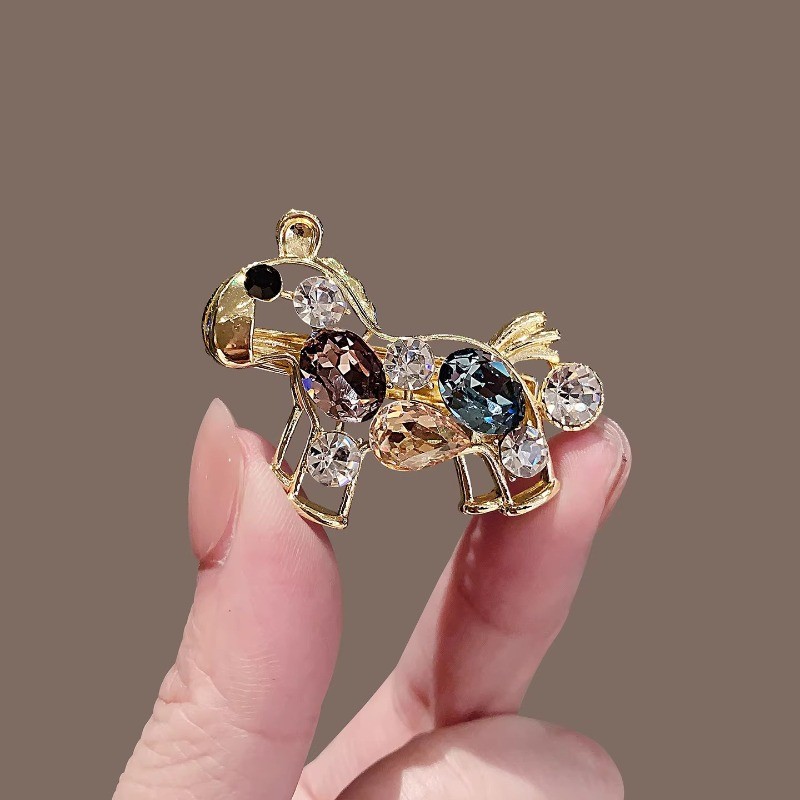 MAUROPOLI Phiên Bản Hàn Quốc Kim Cương Giả Pony Tóc Nữ Phong Cách Mới Đơn Giản Bên Nổ Kẹp Tất Cả Trận Đấu Tóc Gãy Mỏ Vịt Kẹp Mũ Đội Đầu Năm Mới