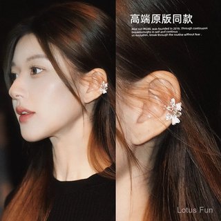 Hứa ta chói mắt "cùng loại hoa tai hoa văn nữ không lỗ kẹp bông tai cao cấp Xa hoa đơn giản