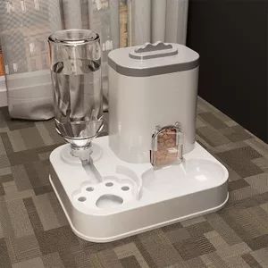 Thú Cưng Tự Động Cho Thú Cưng Ăn Mèo Bát Chó Bát Cơm Mèo Bát Nước Uống Tất Cả Trong Một Mèo Bát Cơm Cho Chó Thú Cưng Tiếp Liệu