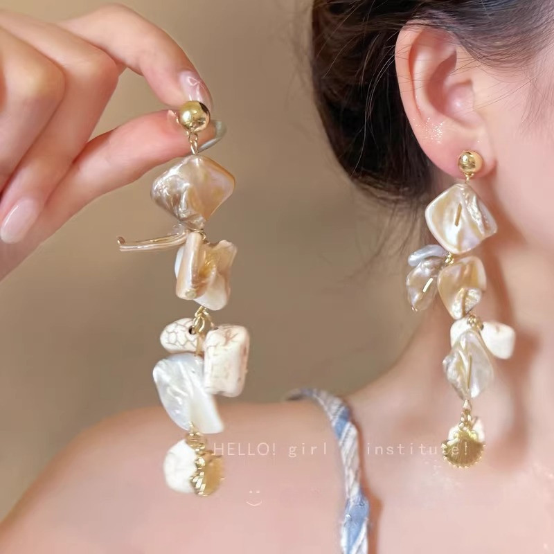 Mùa Hè Sao Biển Vỏ Vòng Cổ Niche Thời Trang Xương Đòn Dây Xích Đi Biển Kỳ Nghỉ Không Khí Phụ Kiện Dành Cho Nữ