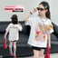 Áo Thun Nữ Tay Ngắn 2026 Xuân Hè Phong Cách Mới Trẻ Em Hoạt Hình In Hình Rời Top