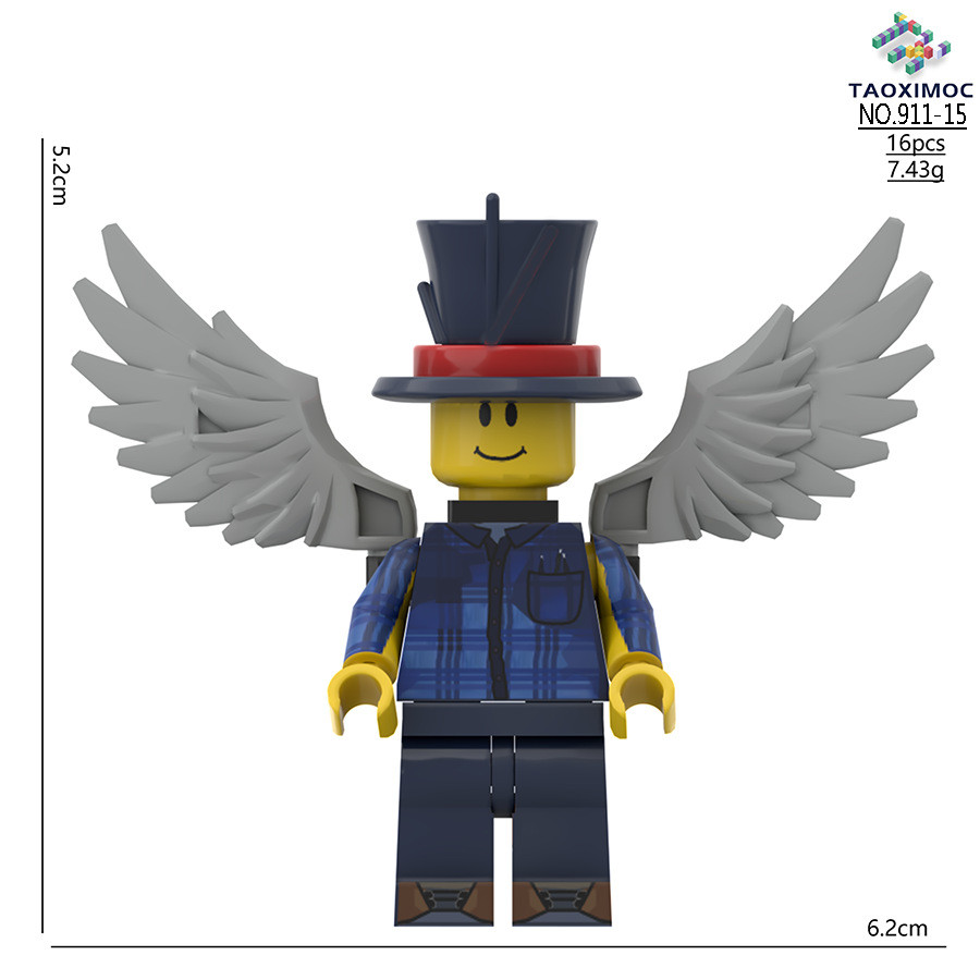 PS1 Roblox Trộm Brainrot Nhện Đỏ Khỉ Vua Cánh Quý Ông Khối Xây Dựng Bộ Sưu Tập SP1