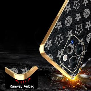 Ốp Lưng Cho Vivo V70 Elite Thời Trang Cổ Điển Thời Trang Da Mạ Điện Cạnh Chống Rơi Vỏ Điện Thoại