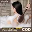 Doutie Body Brush Tay cầm dài Tắm Ba Scrubber Boar Bristle Perfect Dry Skin Brushing Essential For Skin Exfoliation Bath Tool VN