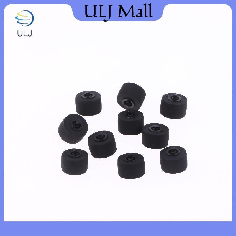 ULJ 10 Cái 10x6x1.5x10mm Hộp mực Chuyển động vô tuyến Pinch Bánh xe lăn có trục cho máy ghi băng Phụ kiện âm thanh máy nghe nhạc Cassette.