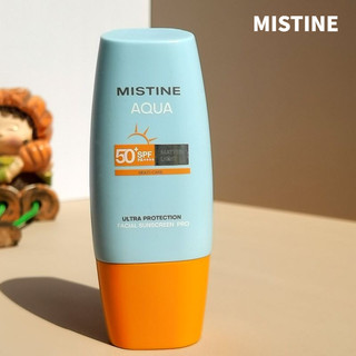 Kem chống nắng Mistine Phiên bản Thái Lan Mũ nhỏ Kem chống nắng chống nước Làm mới sinh viên Huấn luyện quân sự cần thiết để đi lại hàng ngày Kem chống nắng lâu trôi