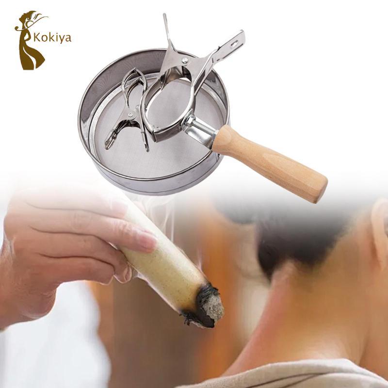Moxa Stick Burner Holder Moxa Hộp Chữa Bệnh Gỗ Di Động Tiện Lợi Ngải Cứu Artemisia Châm Cứu Moxibustion Keeper Box