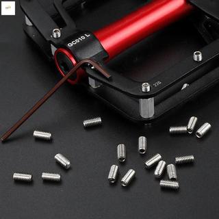 M4 Đầu Phẳng Xe Đạp Bàn Đạp Vít Sửa Chữa Bàn Đạp Xe Đạp Thay Thế M4 Đầu Dẹt Bu Lông Cho An Toàn Bàn Đạp Xe Đạp Đính Kèm