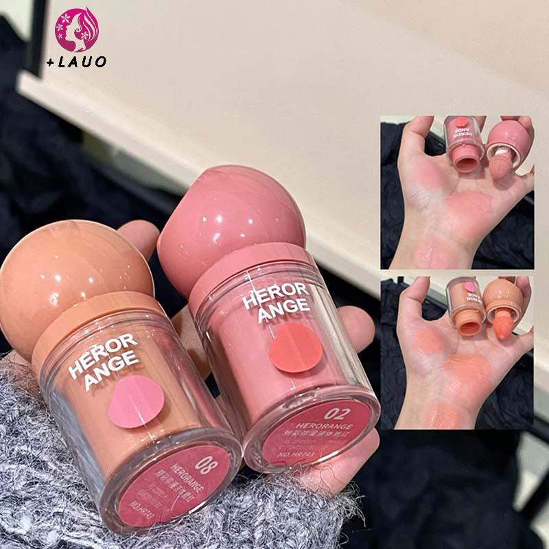 Springevenstar HERORANGE Liquid Blush Sti với đầu bọt biển môi và má, chống thấm nước và lâu trôi Thích hợp cho mọi loại da Quà tặng sinh nhật Springevenstar