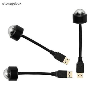 Đèn LED mini màu đỏ đa năng USB chiếu bầu không khí xe hơi, trang trí nội thất ô tô có thể điều chỉnh