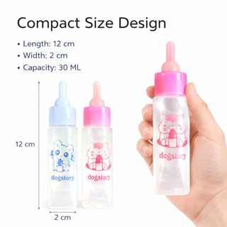 Bình sữa cho thú cưng 30ML Bình sữa silicon mềm có thể tái sử dụng cho chó con mèo Hamster