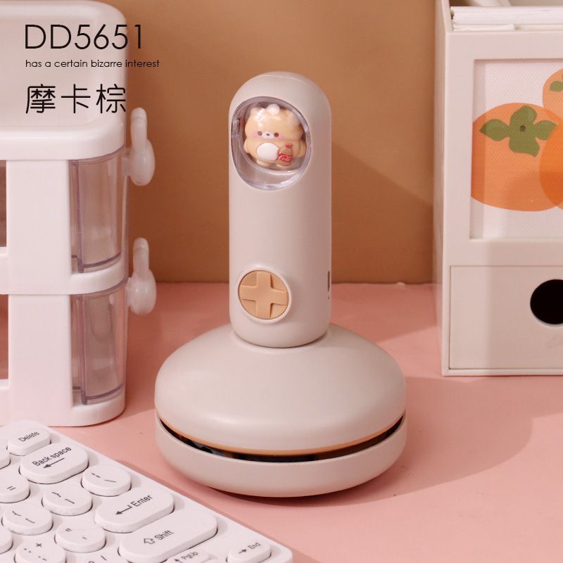 Máy hút bụi để bàn cầm tay Máy hút bụi không dây USB di động Phim hoạt hình Bàn phím để bàn Dụng cụ làm sạch cầm tay Máy hút bụi Mini
