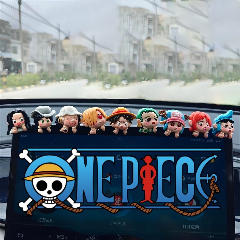6-9 Chiếc One Piece Anime Nhân Vật Khỉ D. Luffy Zoro Sanji Nami Đảo Hành Động Hình Bộ Sưu Tập Đồ Chơi Búp Bê Để Trang Trí Bảng Điều Khiển Ô Tô