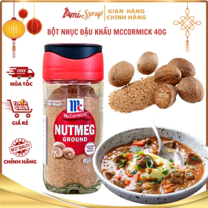 Bột Nhục Đậu Khấu McCormick 40g, Gia Vị Nấu Ăn Thơm Ngon Cho Món Ăn Hấp Dẫn Hơn