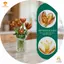 6 / 7 Chiếc Hoa Thủy Tinh Mô Phỏng Cây Nhân Tạo Thực Tế Tuyệt Đẹp Để Trang Trí Quà Tặng Nhà Và Bàn Tươi Mới