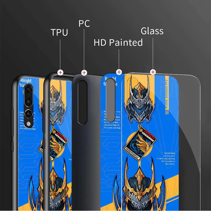Ốp Điện Thoại Kính Kamen Rider 07 Cho Samsung Galaxy S9 Plus S10 S10e S20 FE S20 Plus S21 S22 S23 S23 Ultra Note 9 10 Plus Note 20 Ultra Cover