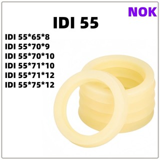 Phốt dầu NOK cho trục thanh piston IDI, vòng niêm phong áp suất cao IDI 55 * 65 * 8 IDI 55 * 70 * 9 IDI 55 * 70 * 10 IDI 55 * 71 * 10 IDI 55 * 71 * 12 IDI 55 * 75 * 12
