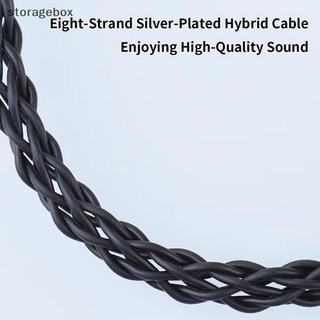 [Hộp lưu trữ] TRN TO Type C sang Type C DAC Amp Cáp nâng cấp Bộ chuyển đổi Hifi Bộ khuếch đại tai nghe Dây mạ bạc 8 sợi cho điện thoại TRN TE PRO Đẹp
