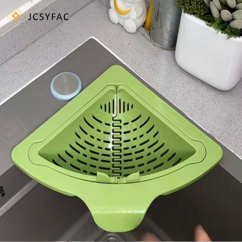 JCSYFAC Góc Bồn Rửa Giỏ Đựng Nước Từ Tính Nhà Bếp Lưu Trữ Ra Bồn Rửa Thoát Lọc Giỏ Cho Thùng Rác Thực Phẩm Chất Thải Còn Lại Mới