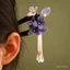 Mới! [Vanyin] Phụ Kiện Tóc Phong Cách Trung Hoa Handmade Văn Hóa Không Duy Trì Filigree Nhung Hoa Kẹp Tóc Tinh Tế Tua Rua Bước Lắc Kẹp Tóc