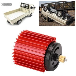 xihoho Shanrya RC 370 Motor + 52000 RPM Dễ dàng lắp đặt Kim loại Cánh quạt cân bằng chính xác cho WPL D12 (Màu xanh da trời)