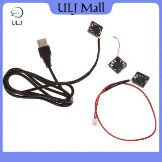 Quạt làm mát siêu mỏng ULJ UF3H3-710 1703 5V 3.3V Quạt lưu lượng không khí lớn USB 17 * 17 * 3mm.