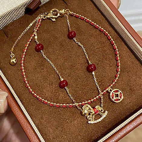 Vòng tay ngựa hai lớp đa năng thời trang