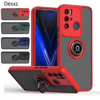Vỏ Cho Tecno Pova Neo LE6 LE6h / Neo 2 LG6n Vỏ Mờ Mờ Có Giá Đỡ Vòng Xoay Ốp Lưng TPU Chống Sốc