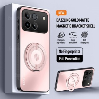 Vỏ Mờ Kim Loại Cho Honor Win RT WinRT HonorWin RT HonorWinRT Giá Đỡ Nhẫn TPU Acrylic Vỏ Điện Thoại Chống Vân Tay Bảo Vệ Ống Kính Máy Ảnh Ốp Lưng Chống Sốc